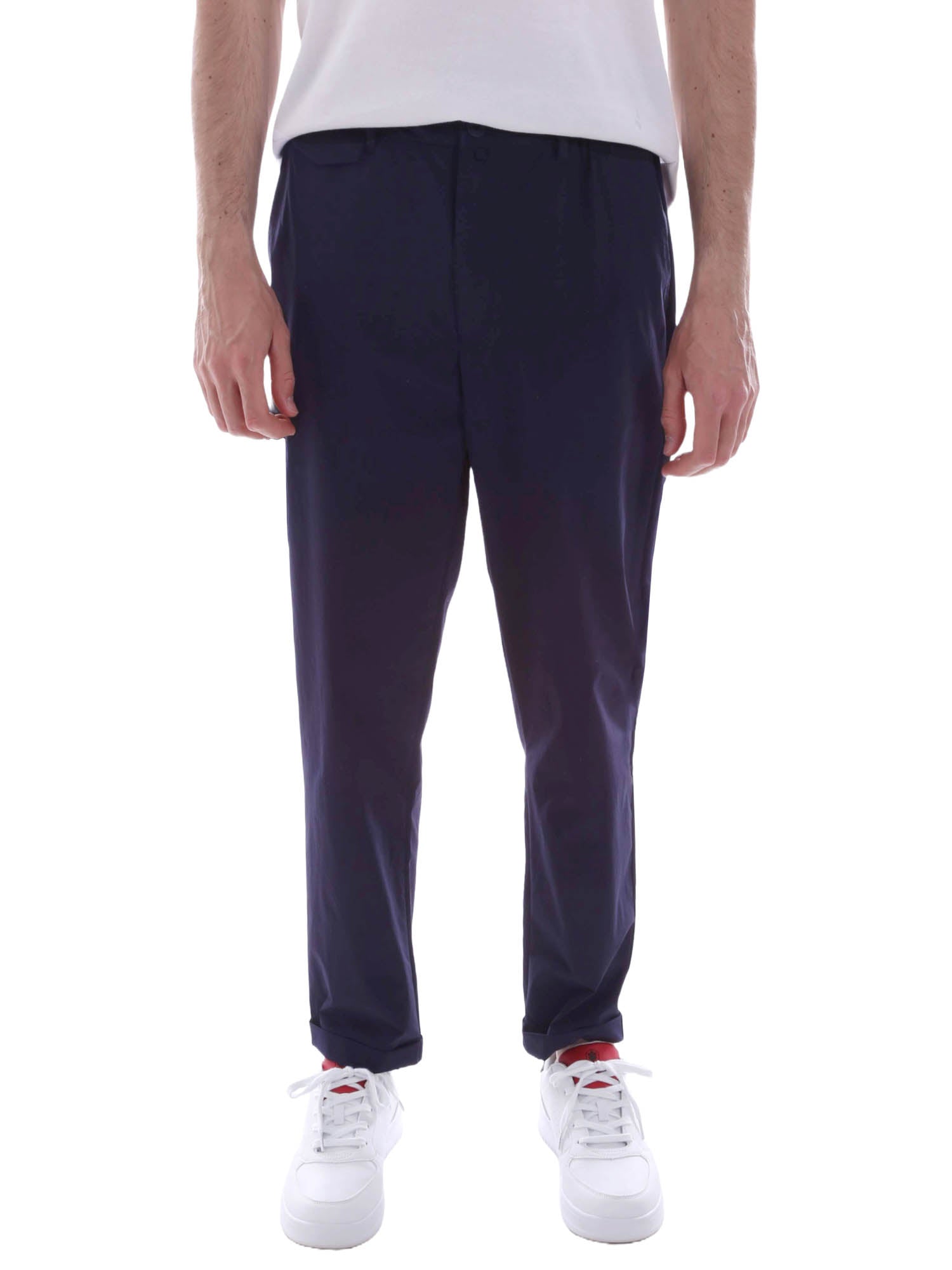 Pantaloni Blu Borgoni Milano