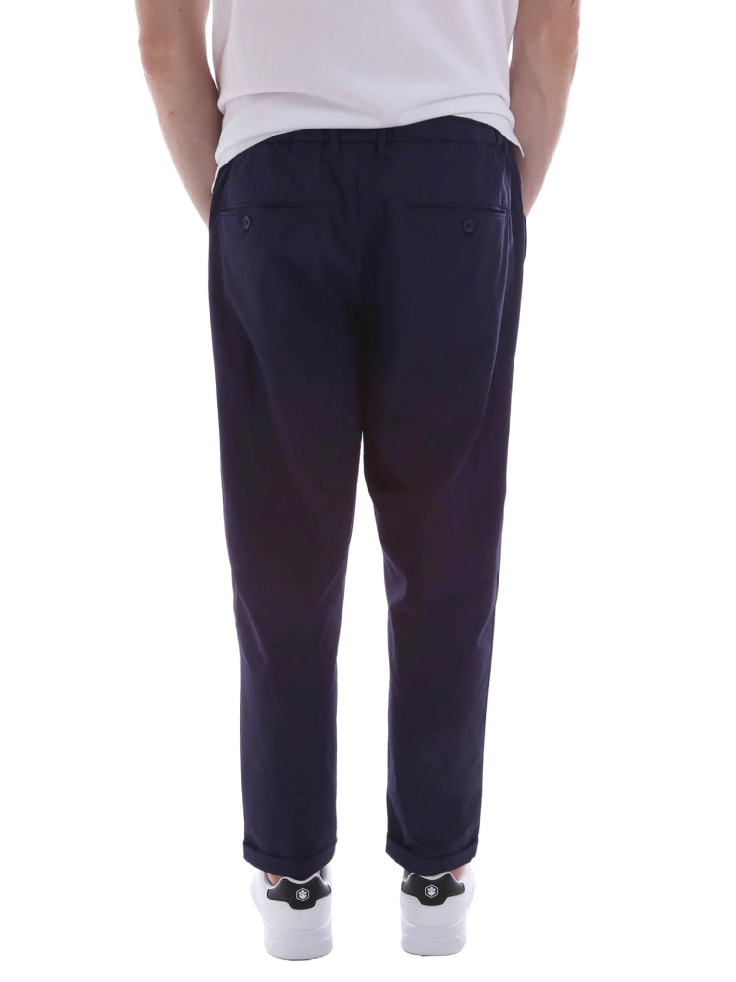 Pantaloni Blu Borgoni Milano