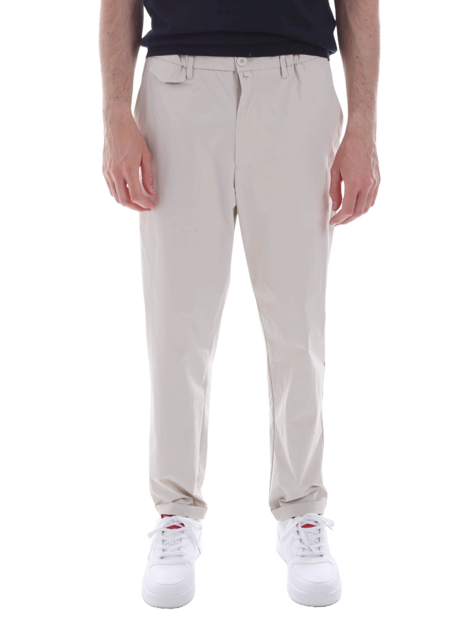 Pantaloni Beige Borgoni Milano