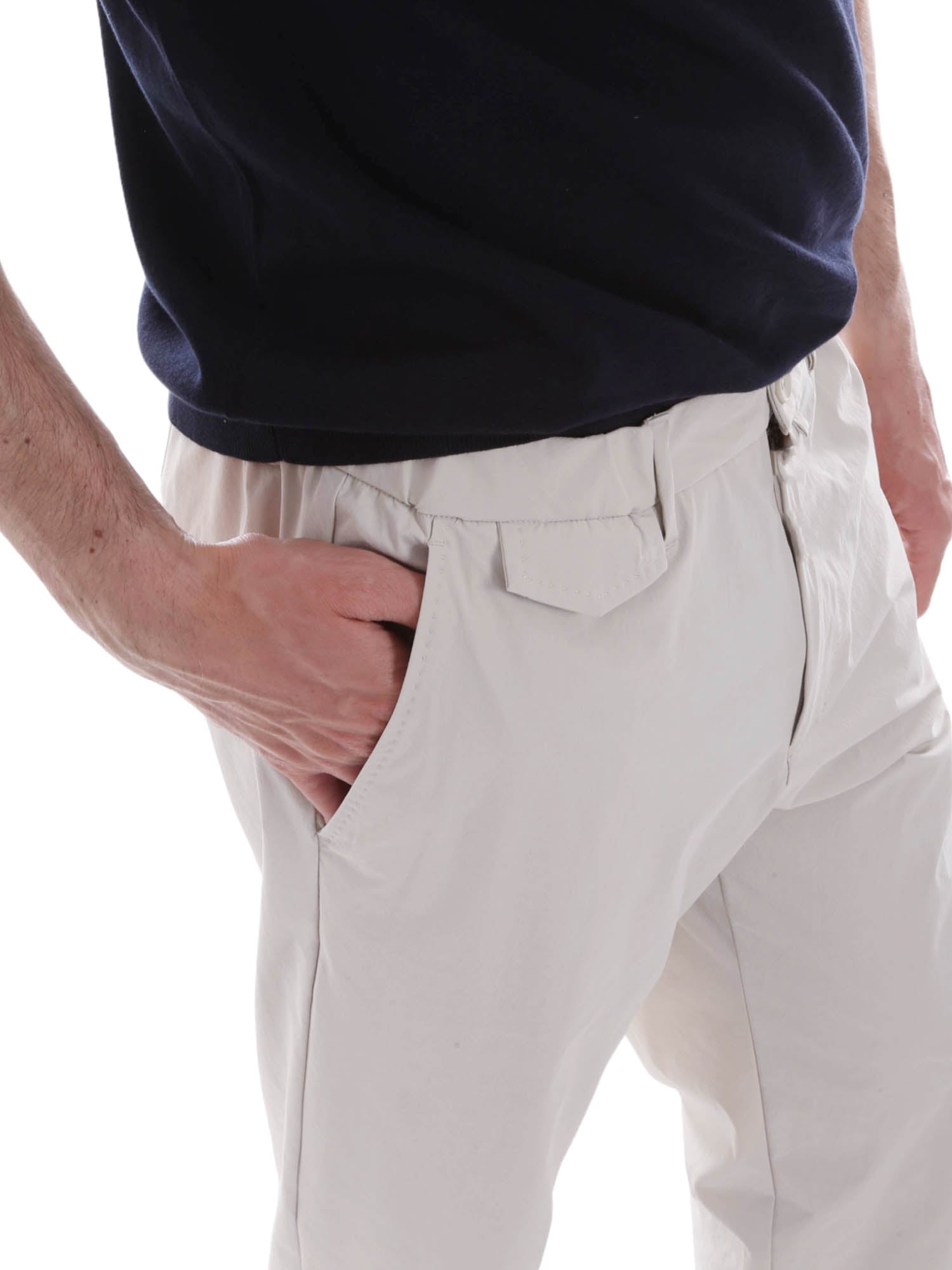 Pantaloni Beige Borgoni Milano