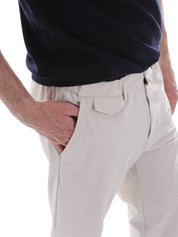 Pantaloni Beige Borgoni Milano