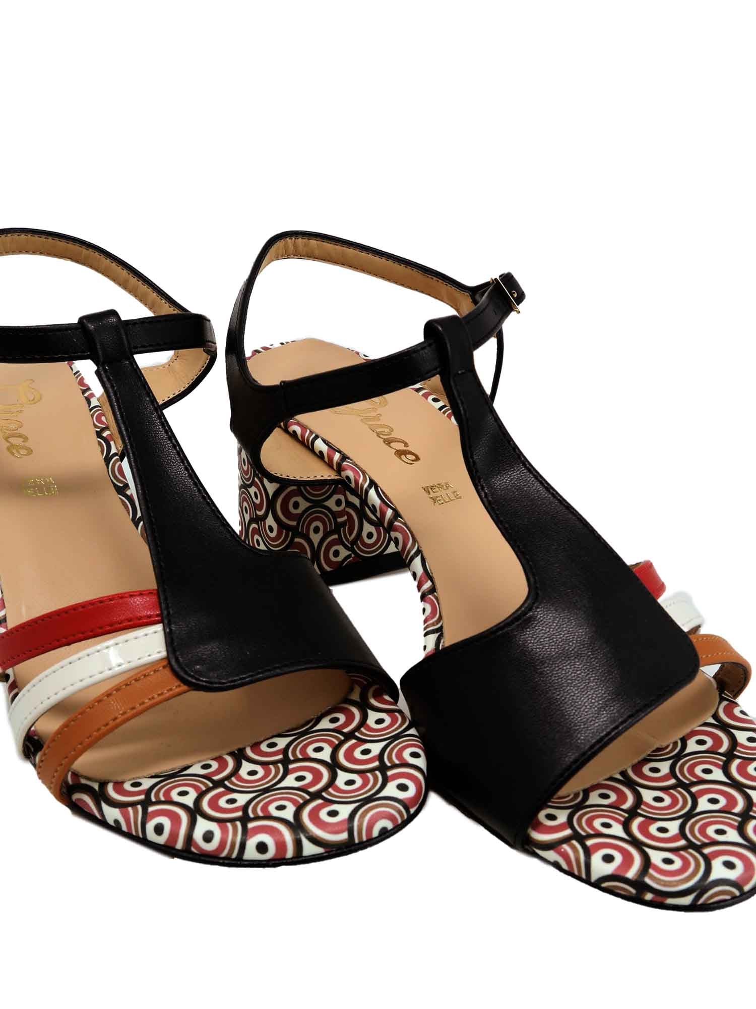 Sandali tacco Nero Grace Shoes