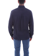 Camicie Blu Scuro Borgoni Milano