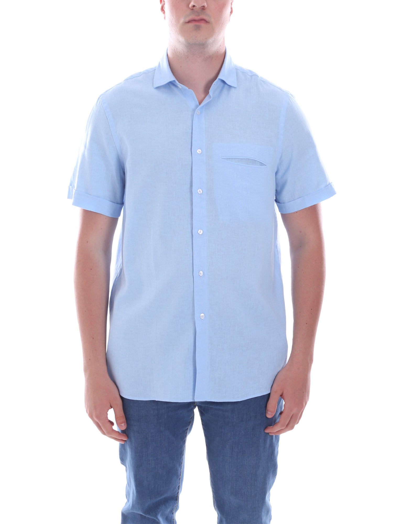 Camicie Celeste Borgoni Milano