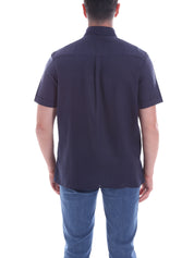 Camicie Blu Scuro Borgoni Milano