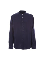 Camicie Blu Scuro Borgoni Milano