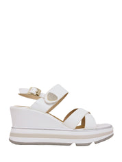 Sandali zeppa Bianco Keys