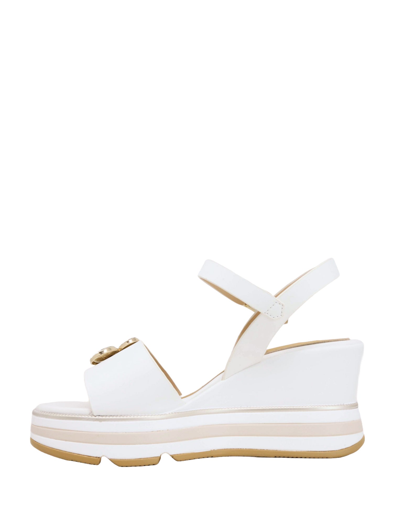 Sandali zeppa Bianco Keys