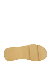 Sandali zeppa Beige Keys