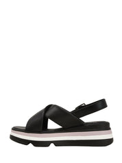 Sandali zeppa Nero Keys