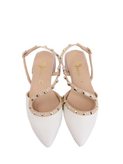 Ballerine Bianco Grace Shoes