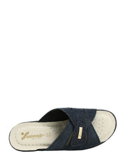 Sandali con strappi Blu Susimoda