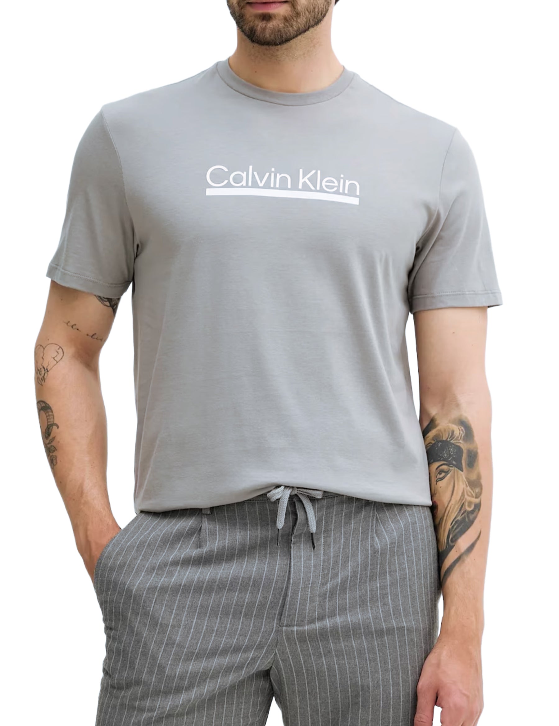 T-shirt Grigio Calvin Klein