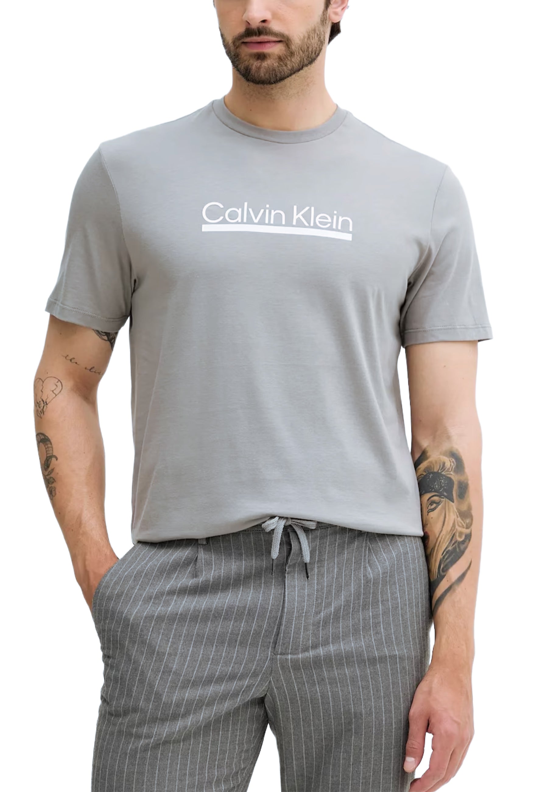 T-shirt Grigio Calvin Klein