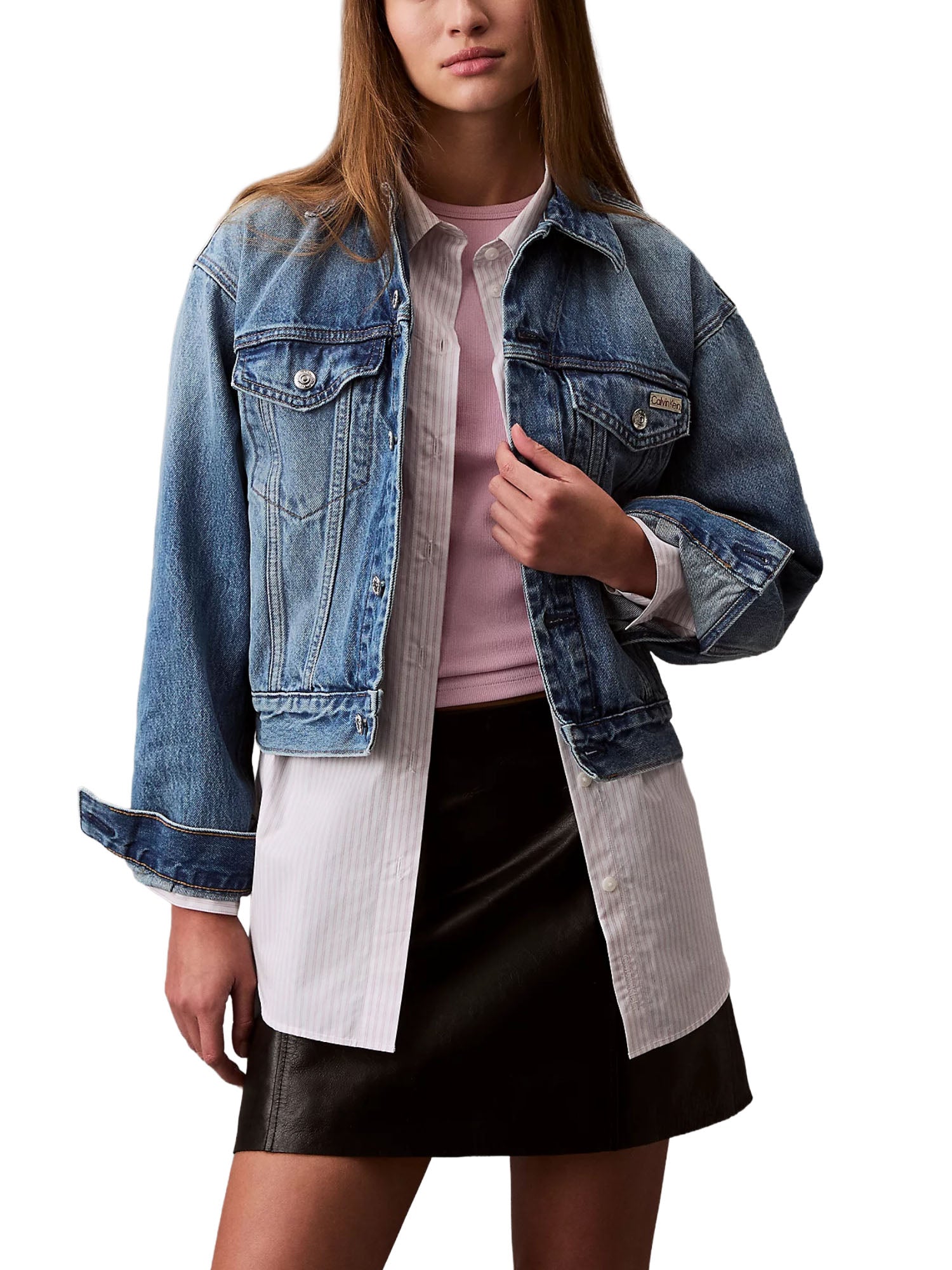 Giacche Blu Calvin Klein