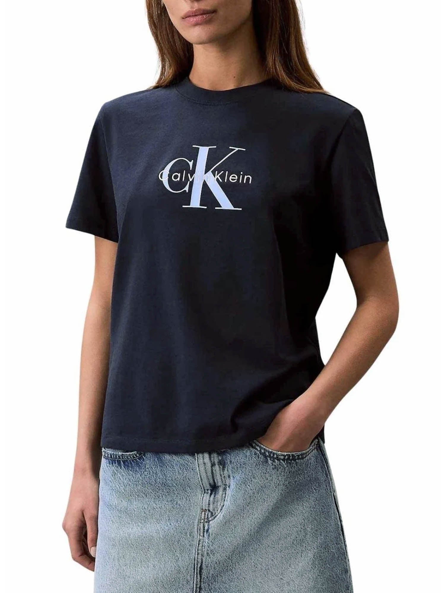 T-shirt Blu Calvin Klein