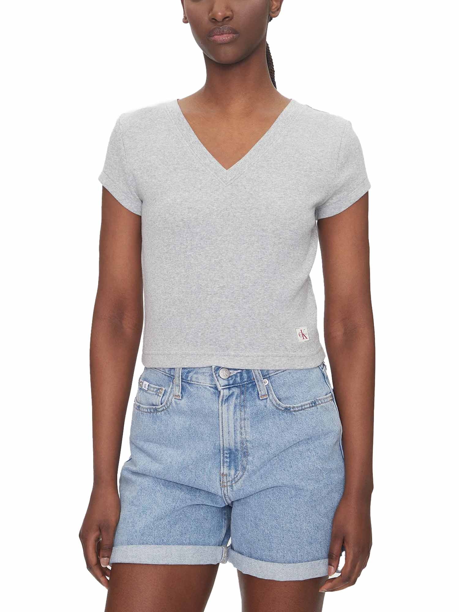 T-shirt Grigio Calvin Klein