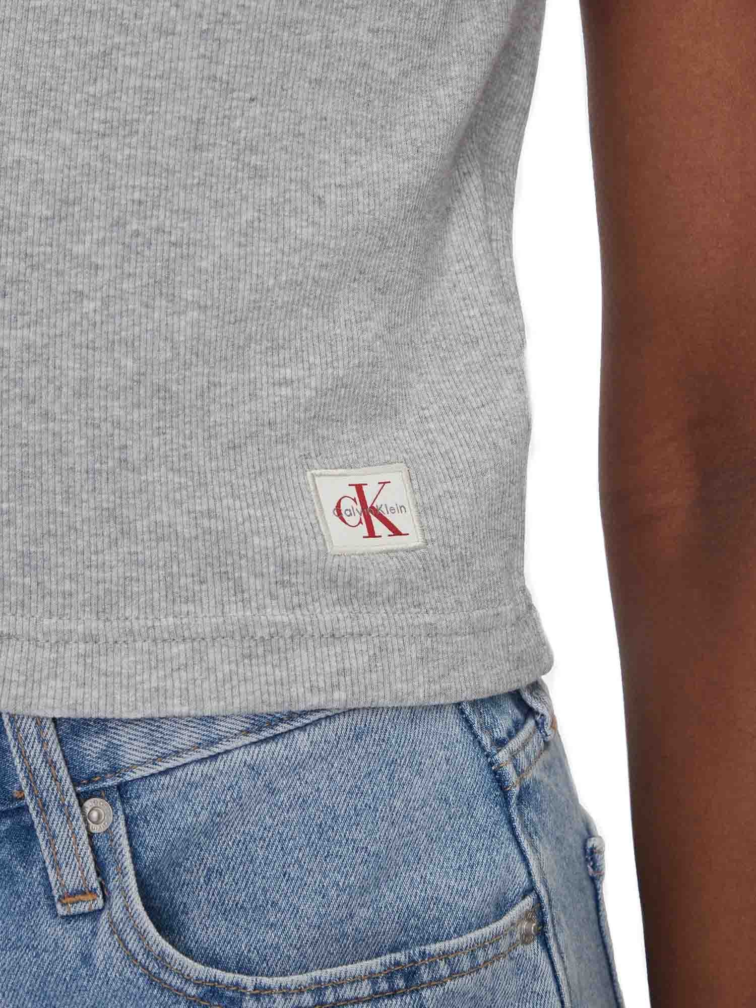 T-shirt Grigio Calvin Klein