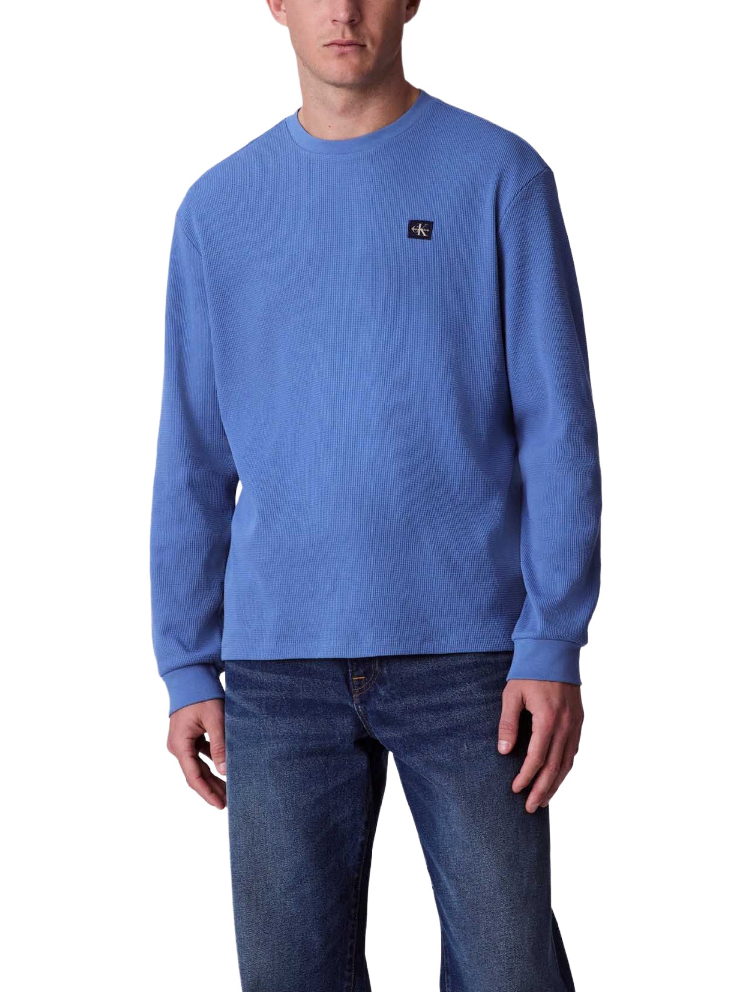 Maglioni Blu Chiaro Calvin Klein