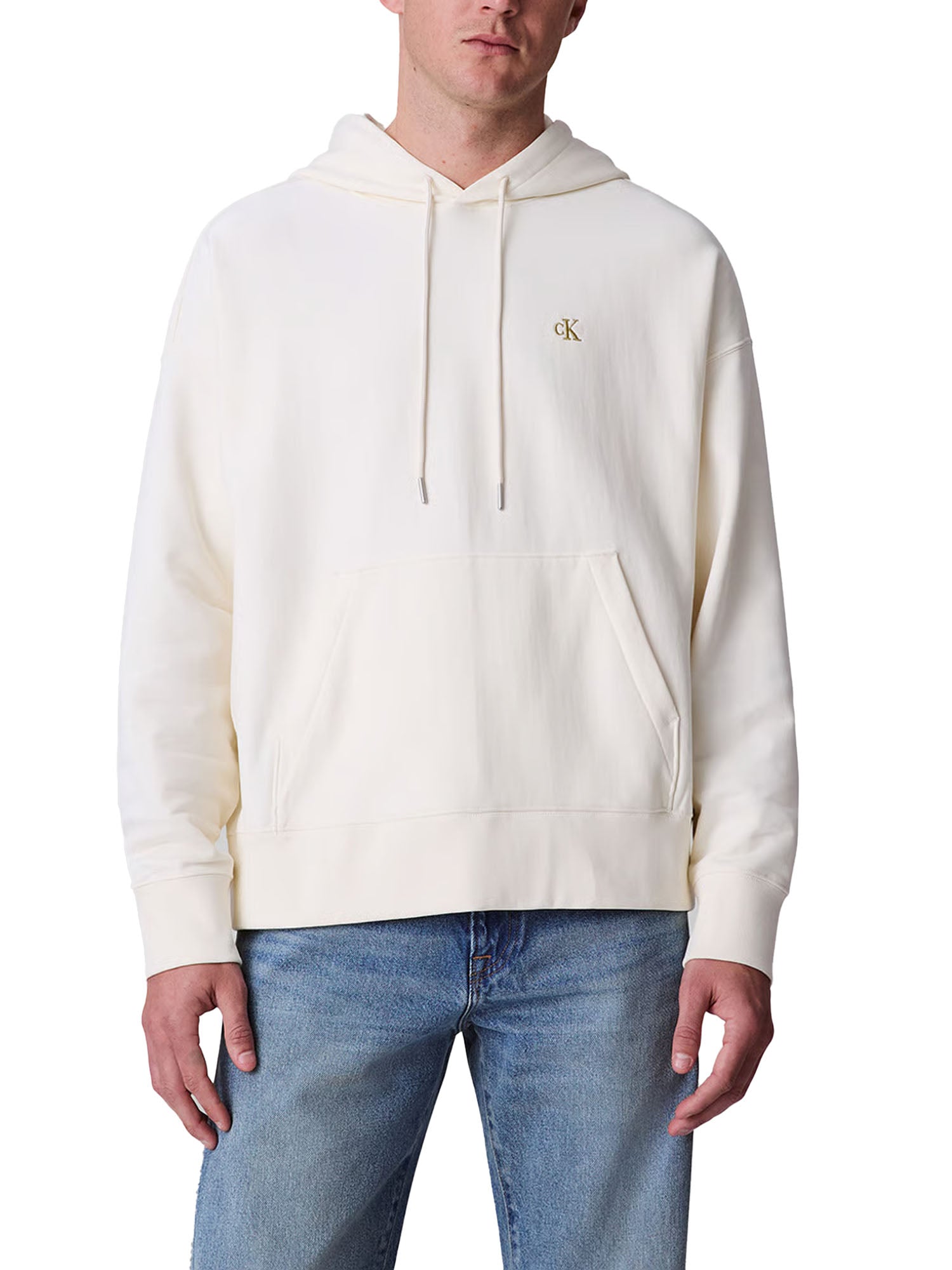 Felpe Bianco Calvin Klein