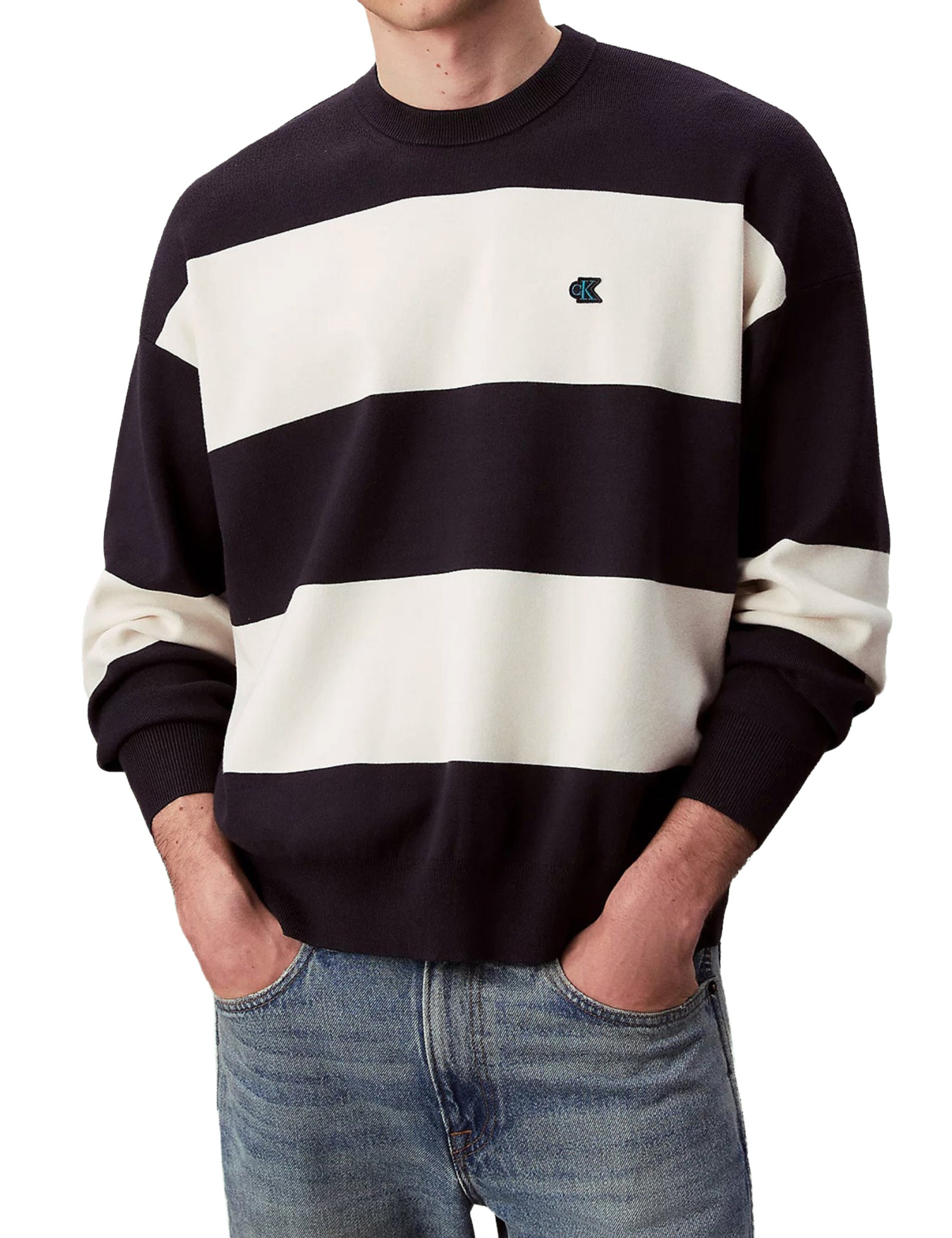 Maglioncini Blu Calvin Klein