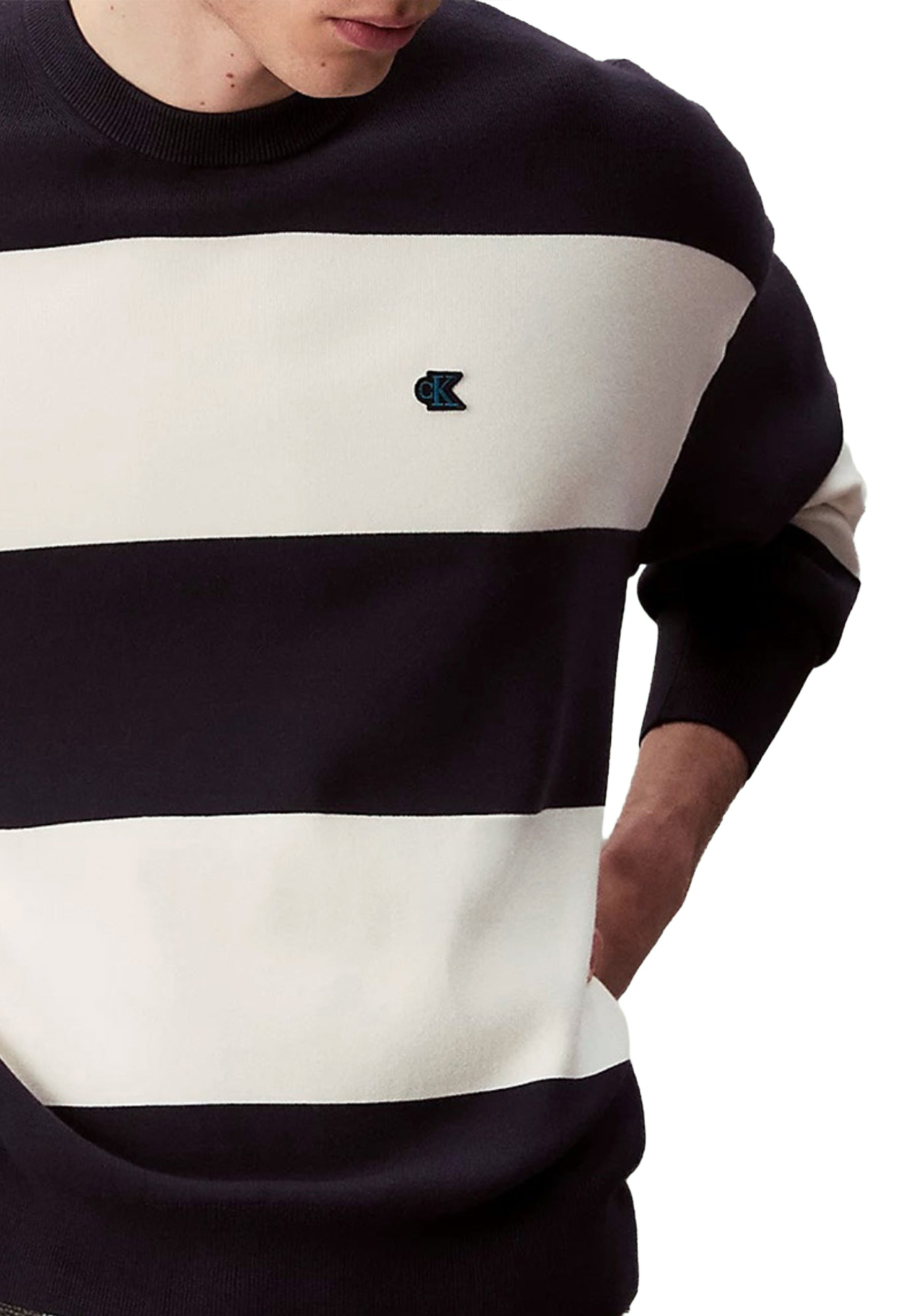 Maglioncini Blu Calvin Klein