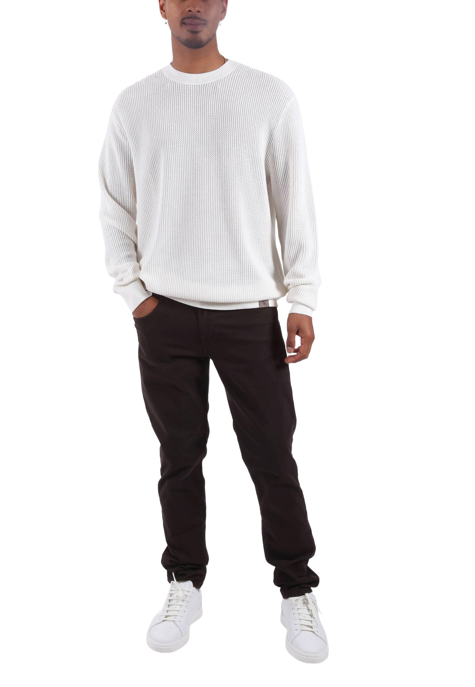 Maglioncini Bianco Calvin Klein