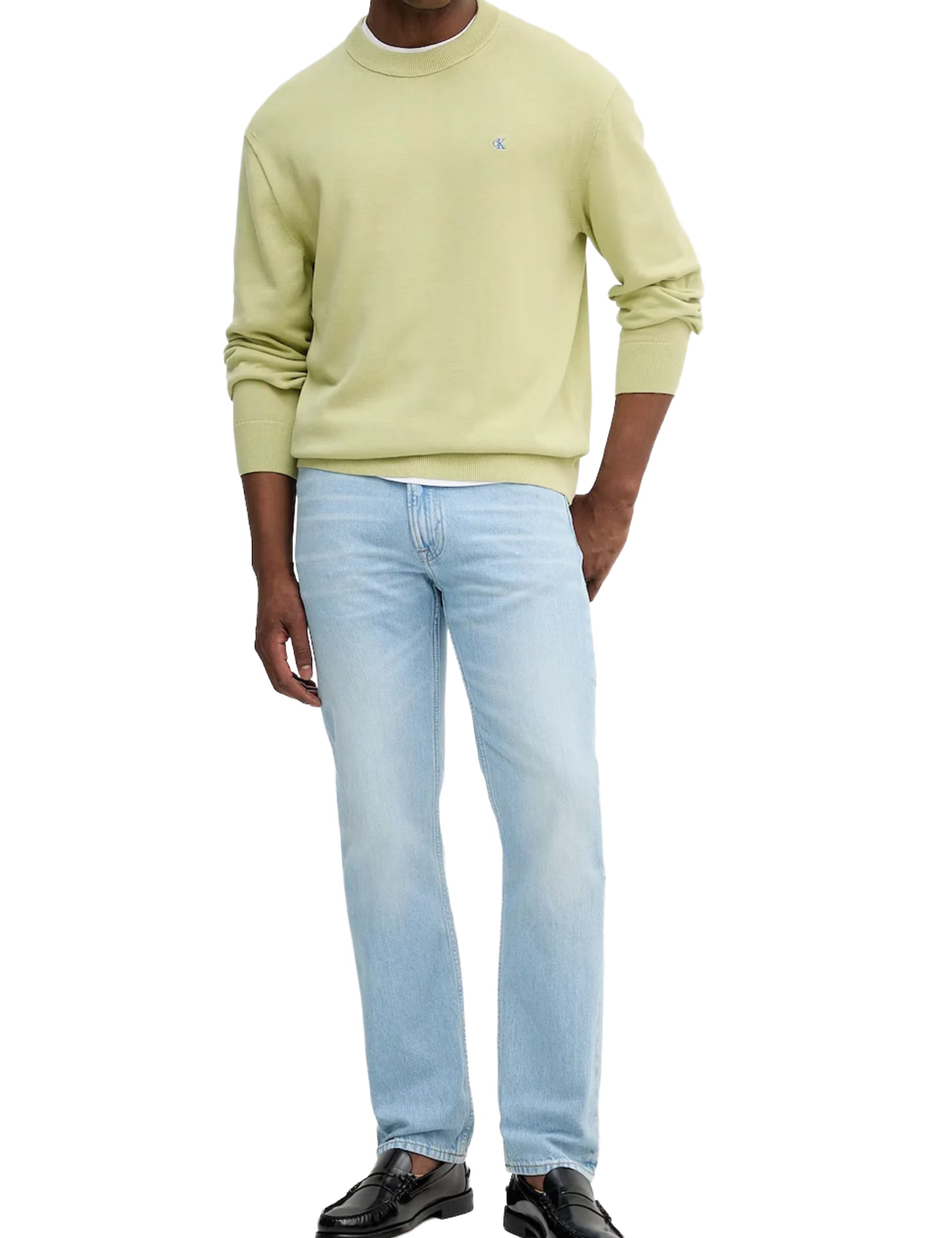 Maglioncini Verde Calvin Klein