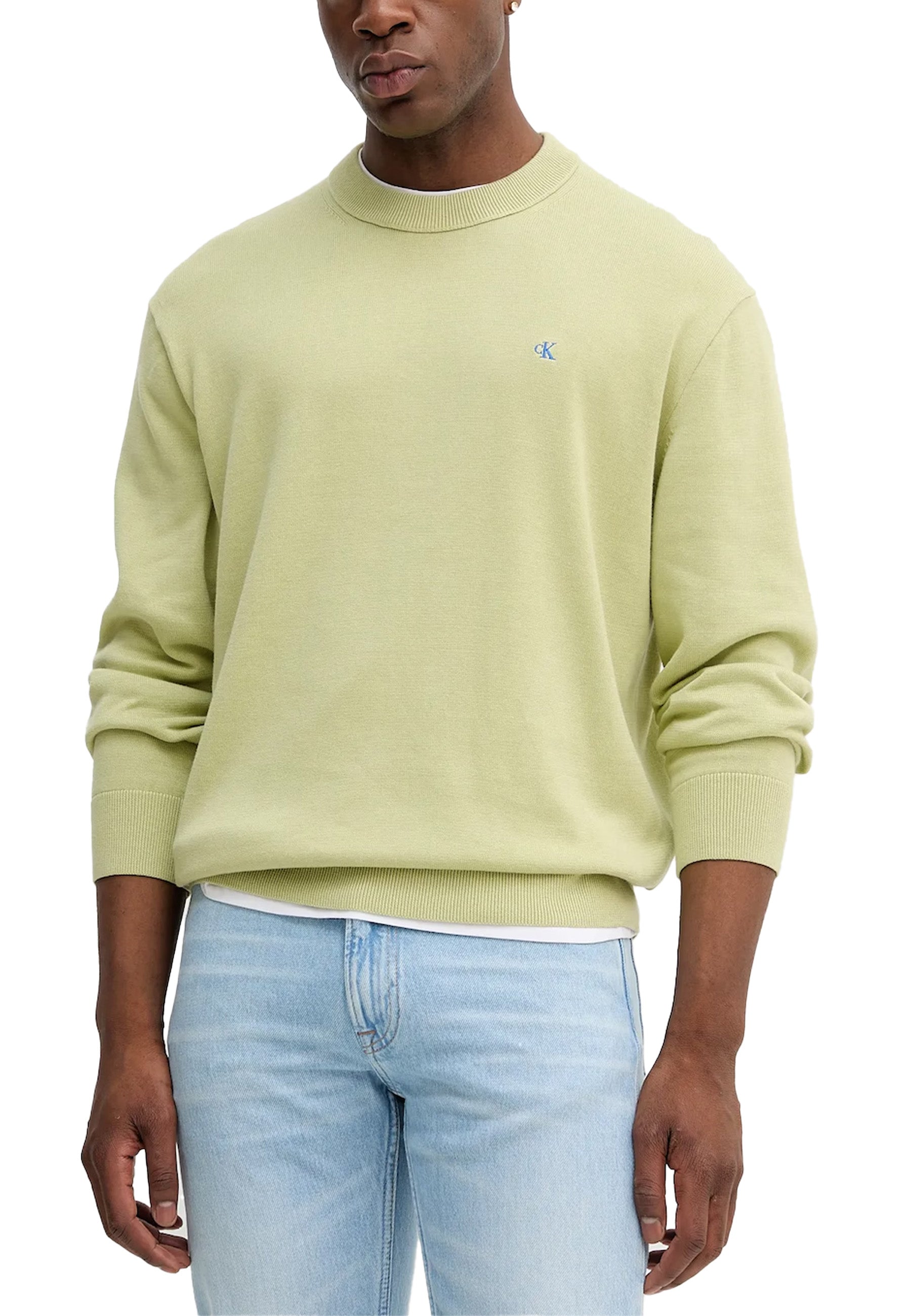 Maglioncini Verde Calvin Klein