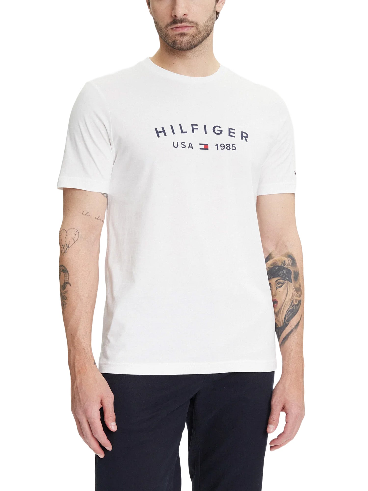 T-shirt Bianco Tommy Hilfiger