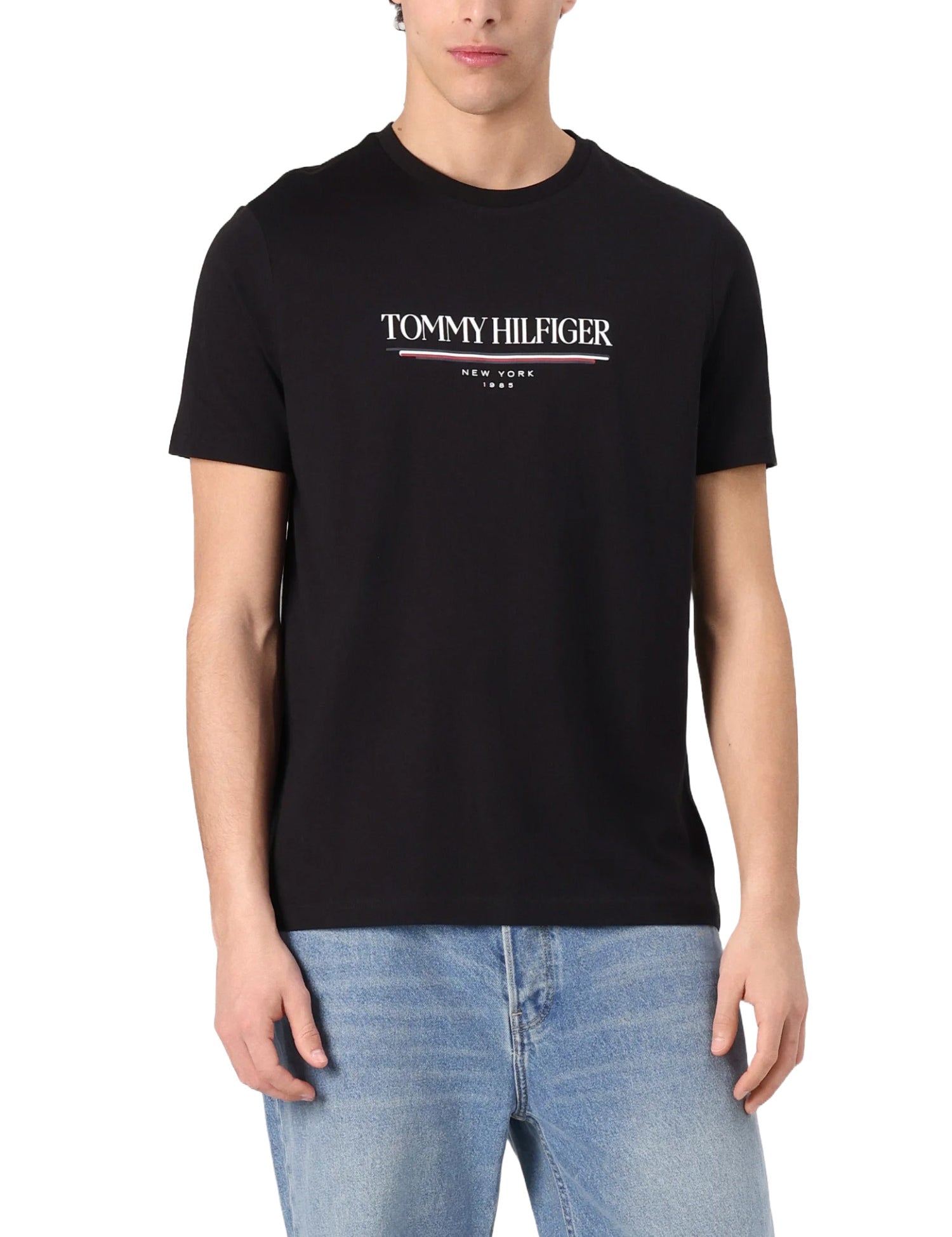 T-shirt Nero Tommy Hilfiger