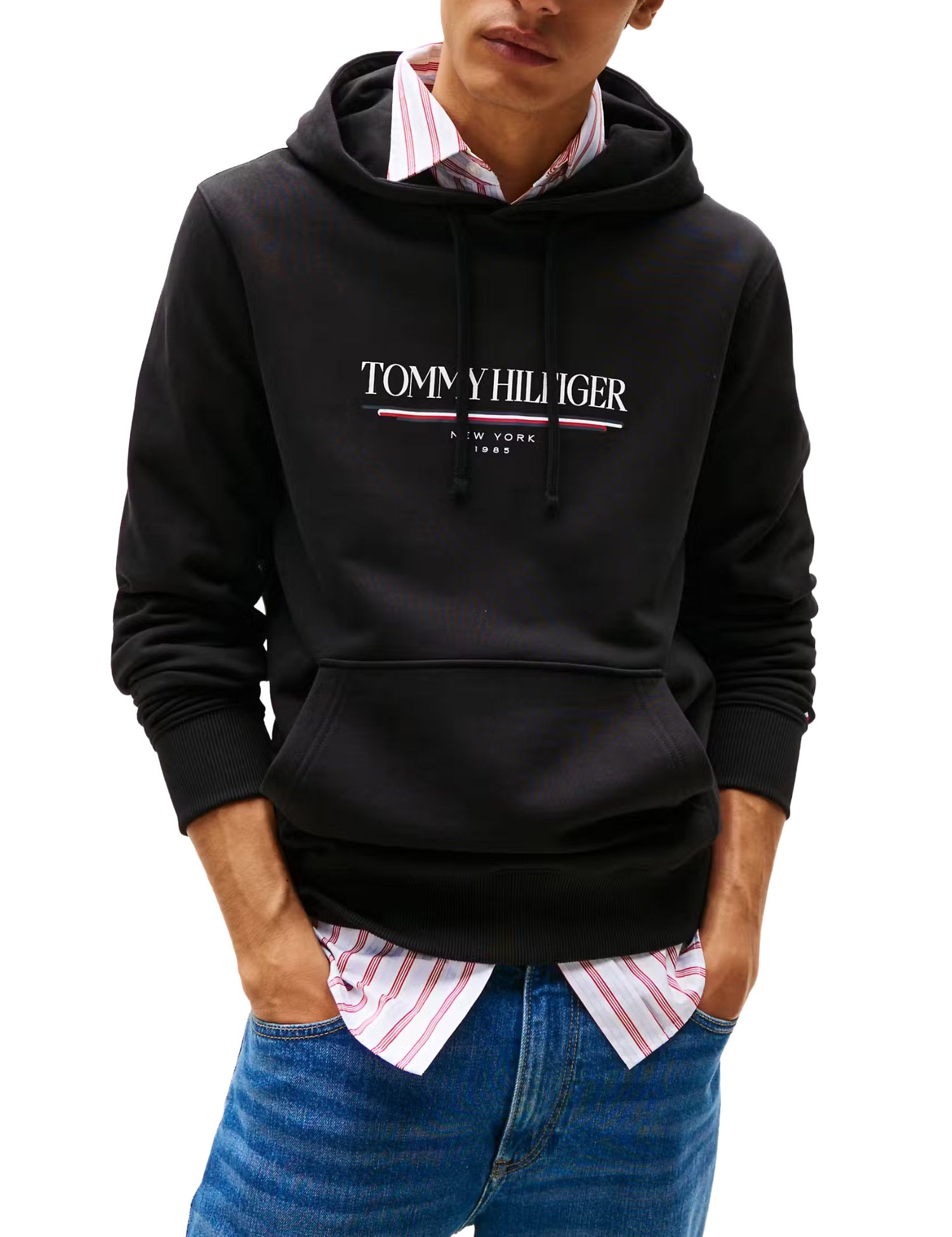 Felpe Nero Tommy Hilfiger