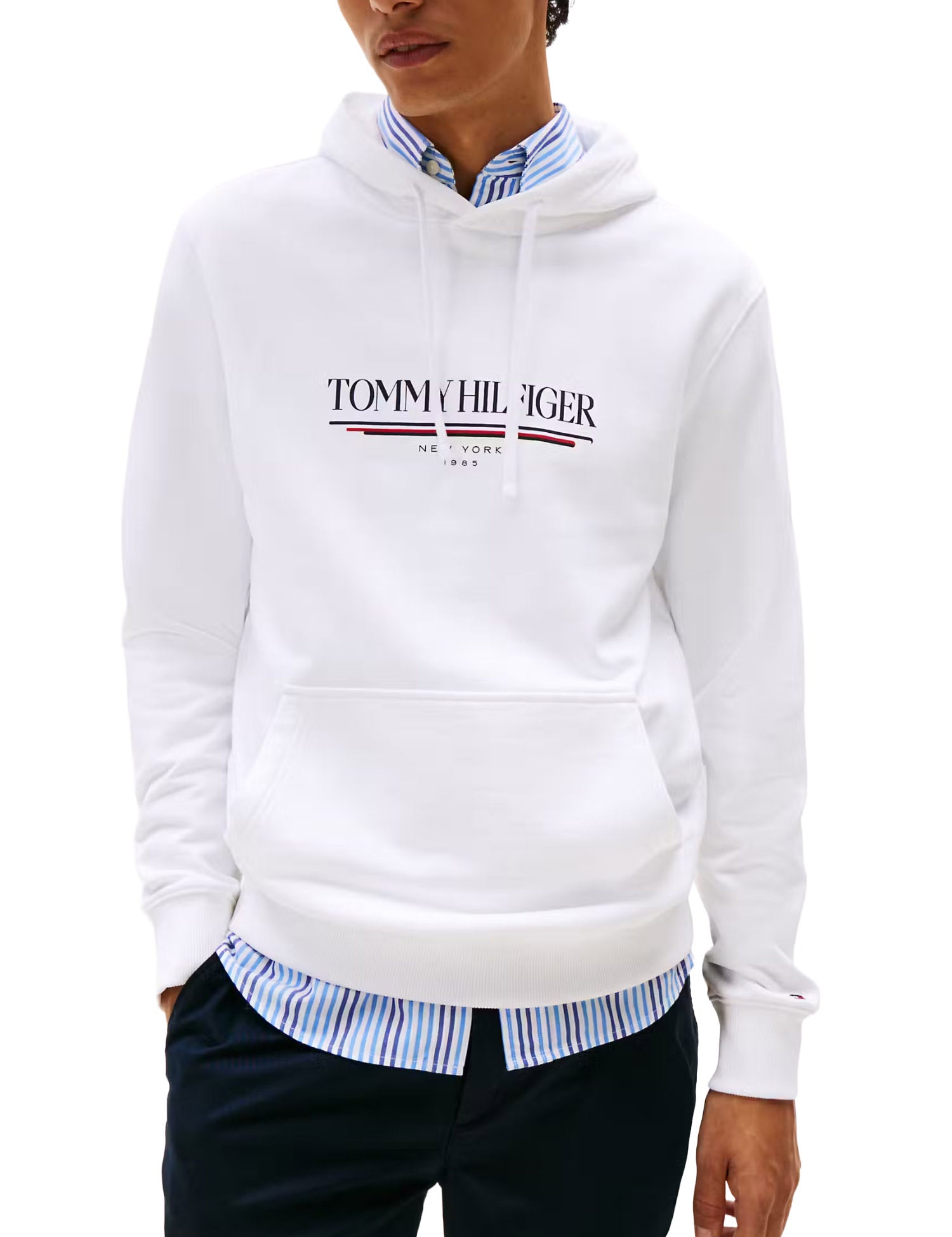 Felpe Bianco Tommy Hilfiger
