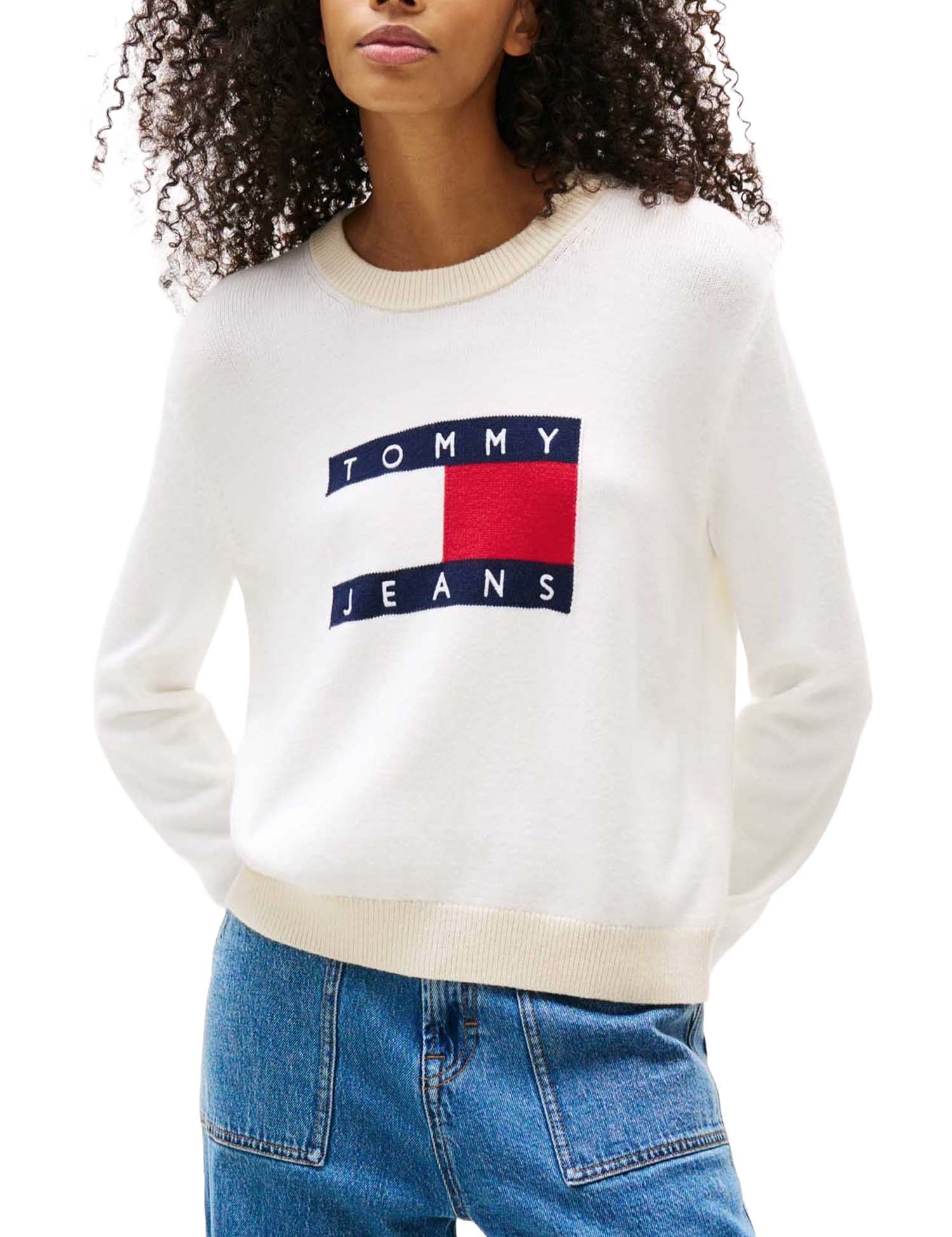 Maglioncini Bianco Tommy Jeans