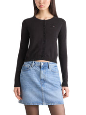 Cardigan Nero Tommy Jeans