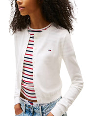Cardigan Bianco Tommy Jeans