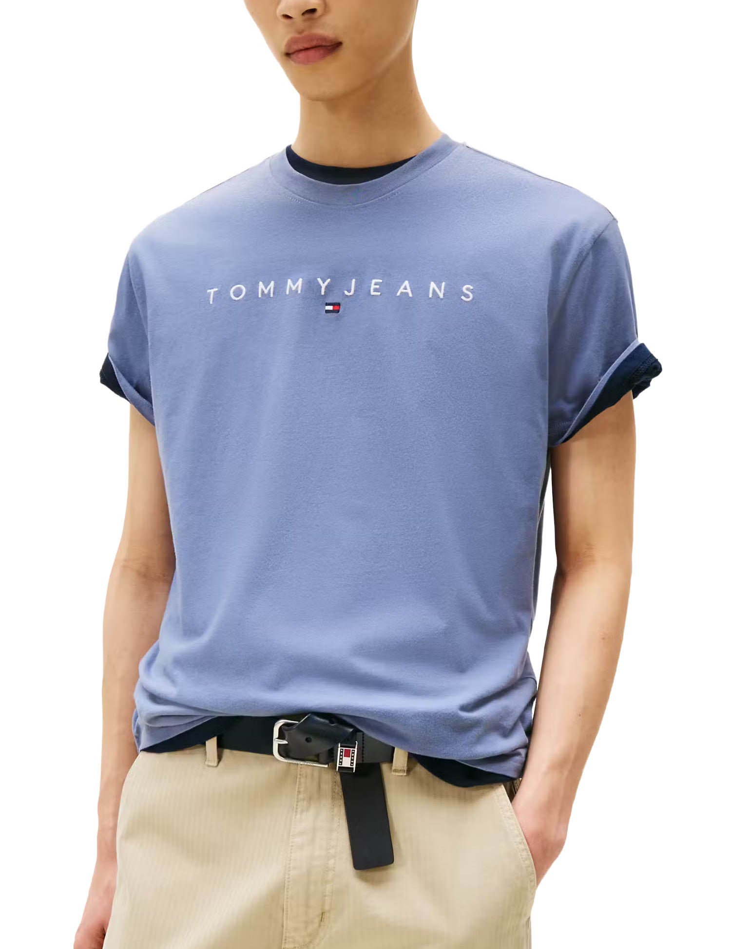 T-shirt Blu Chiaro Tommy Jeans