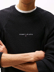 Maglioncini Nero Tommy Jeans