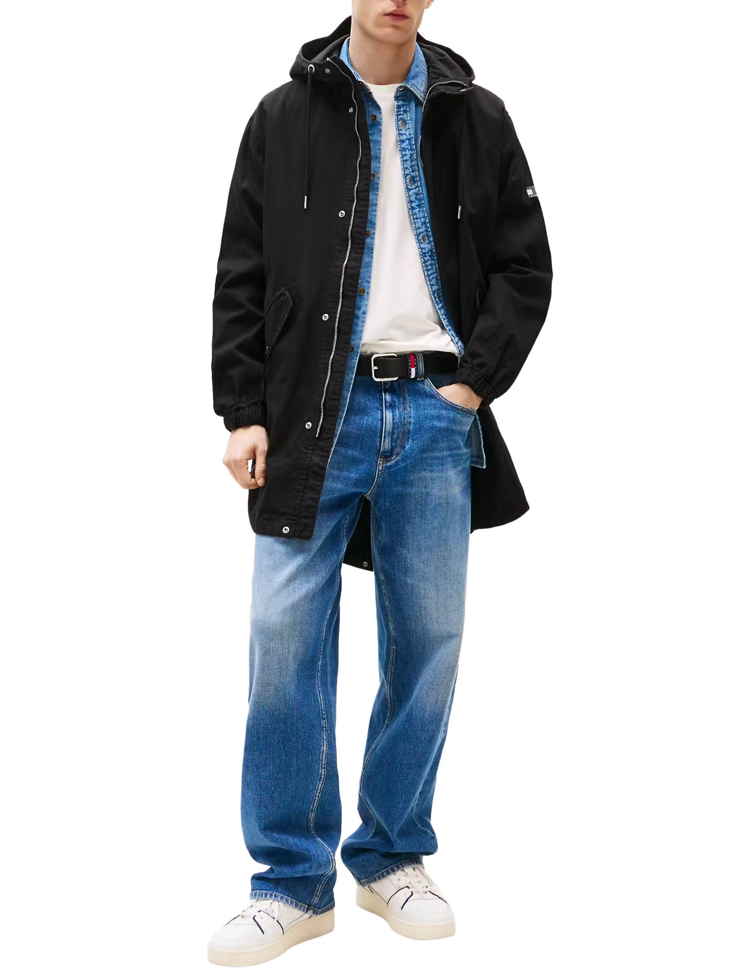 Cappotti Nero Tommy Jeans