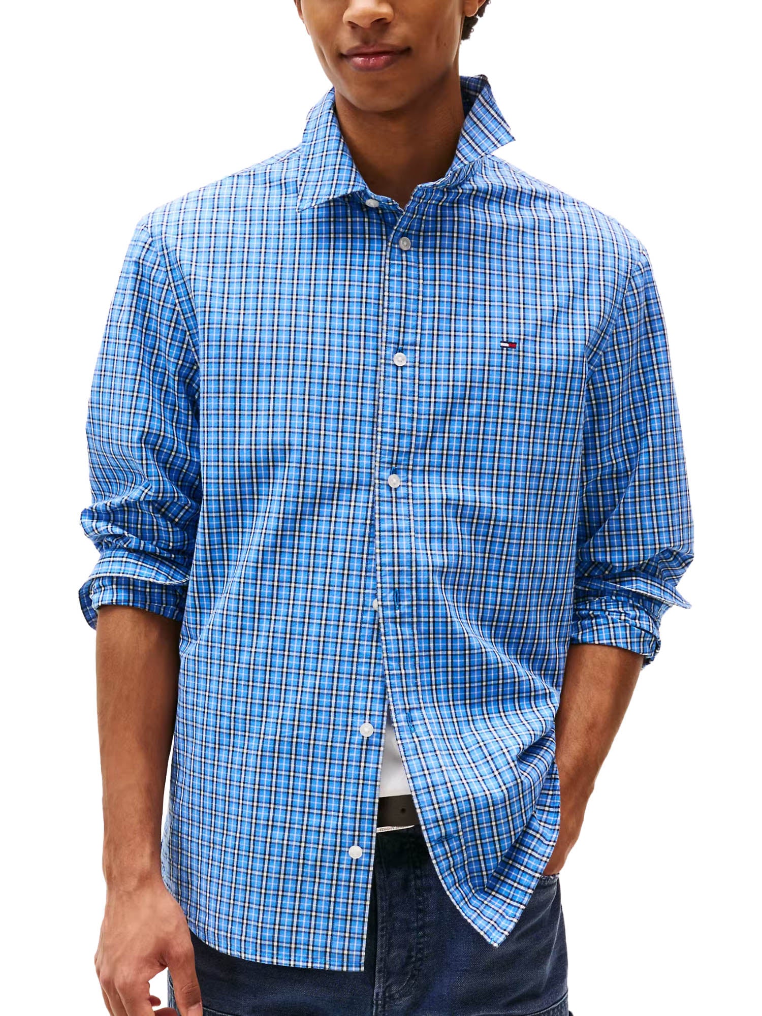 Camicie Blu Tommy Jeans