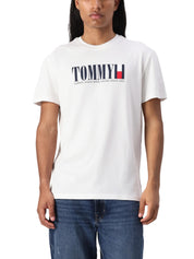 T-shirt Avorio Tommy Jeans