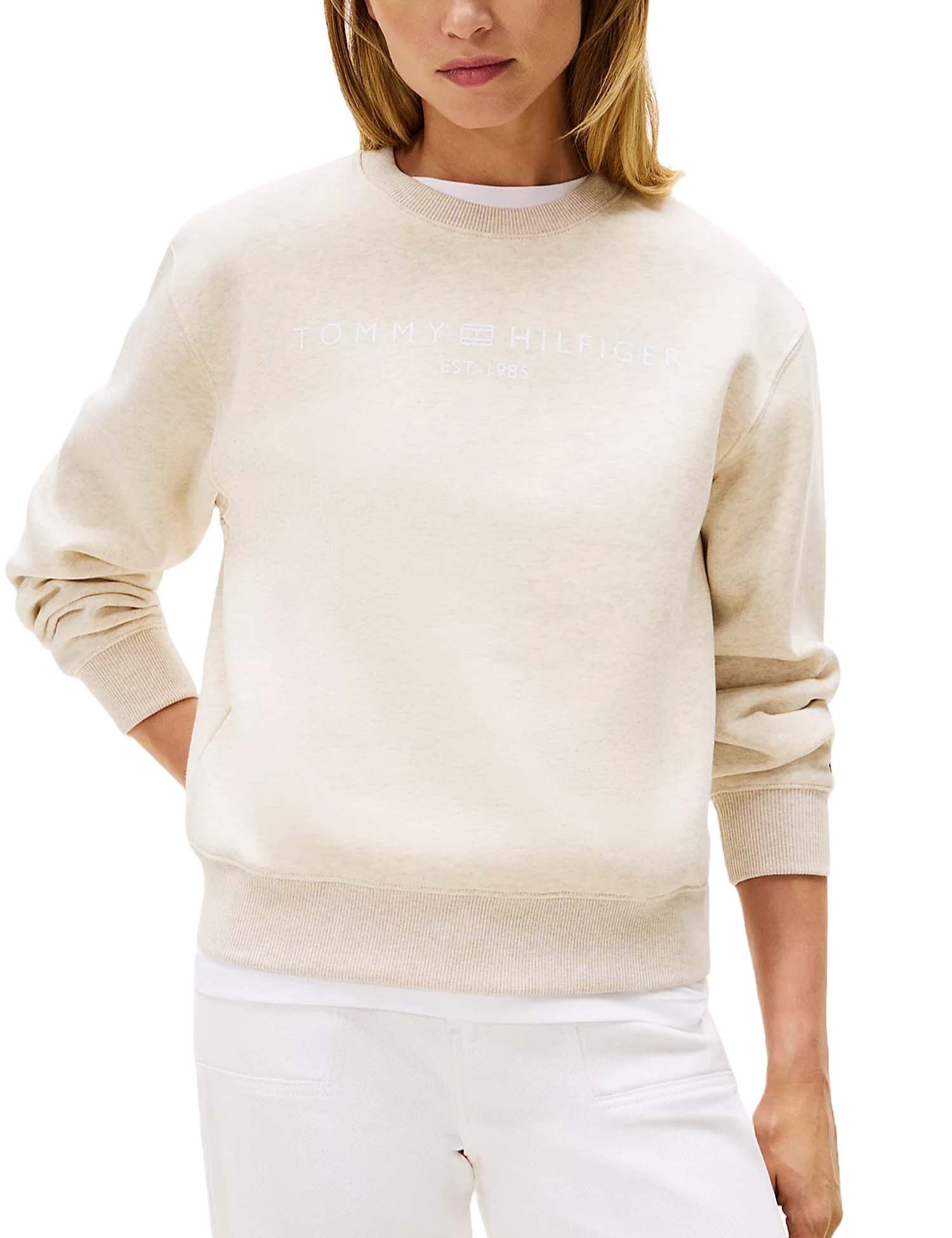 Felpe Beige Tommy Hilfiger