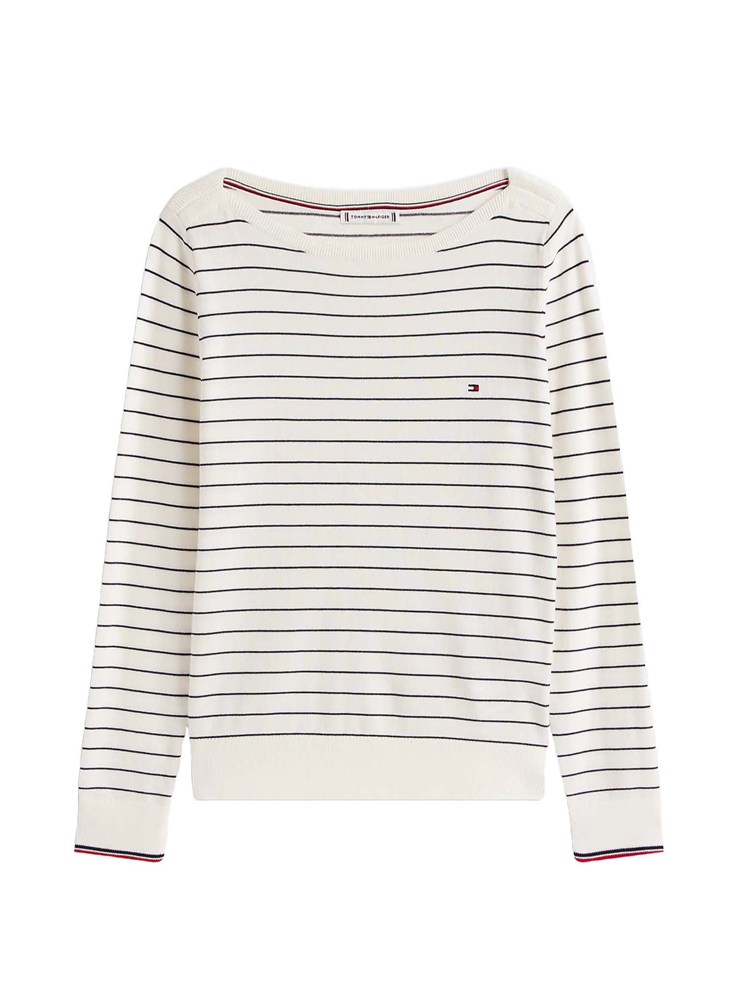 Maglioncini Bianco Tommy Hilfiger