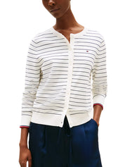 Cardigan Bianco Tommy Hilfiger