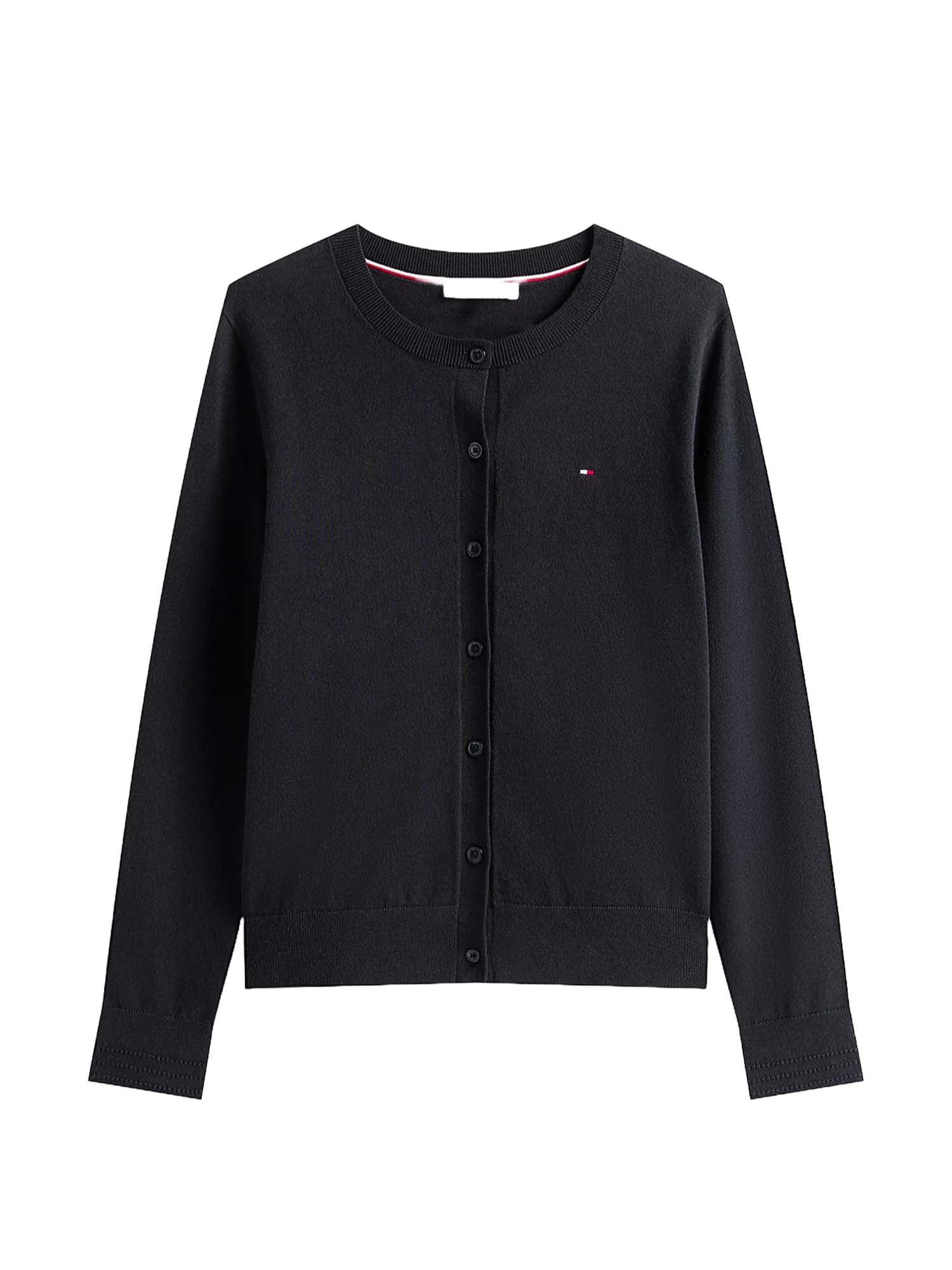 Cardigan Nero Tommy Hilfiger