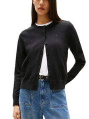 Cardigan Nero Tommy Hilfiger