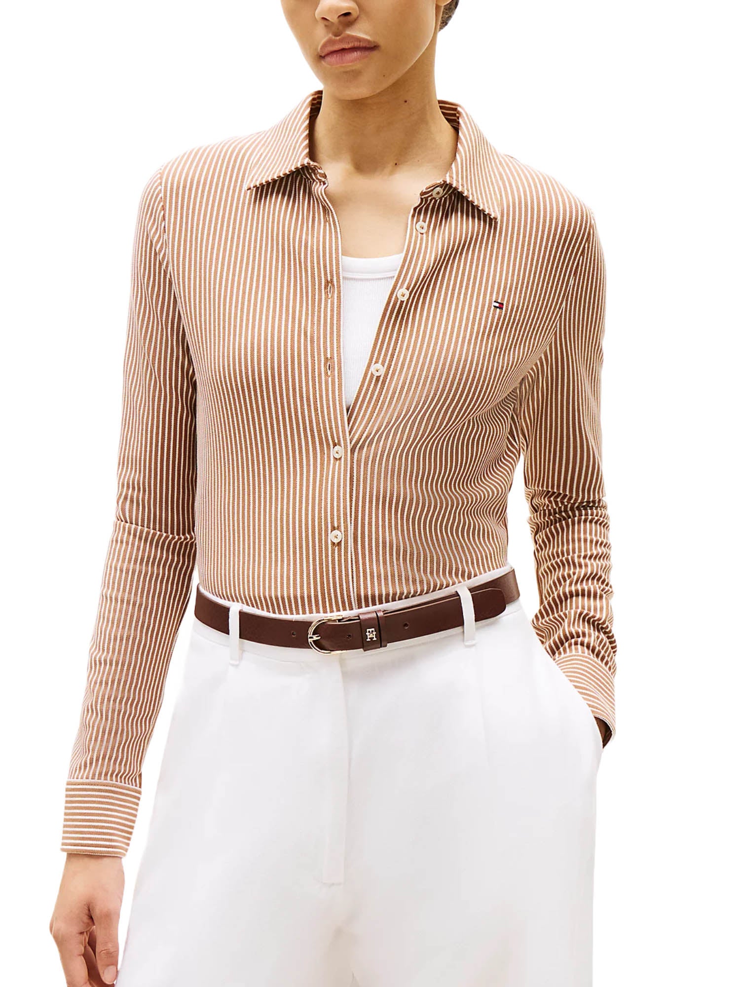 Camicie Beige Tommy Hilfiger