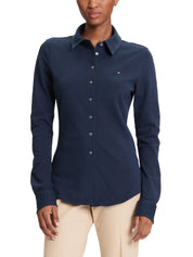 Camicie Blu Tommy Hilfiger