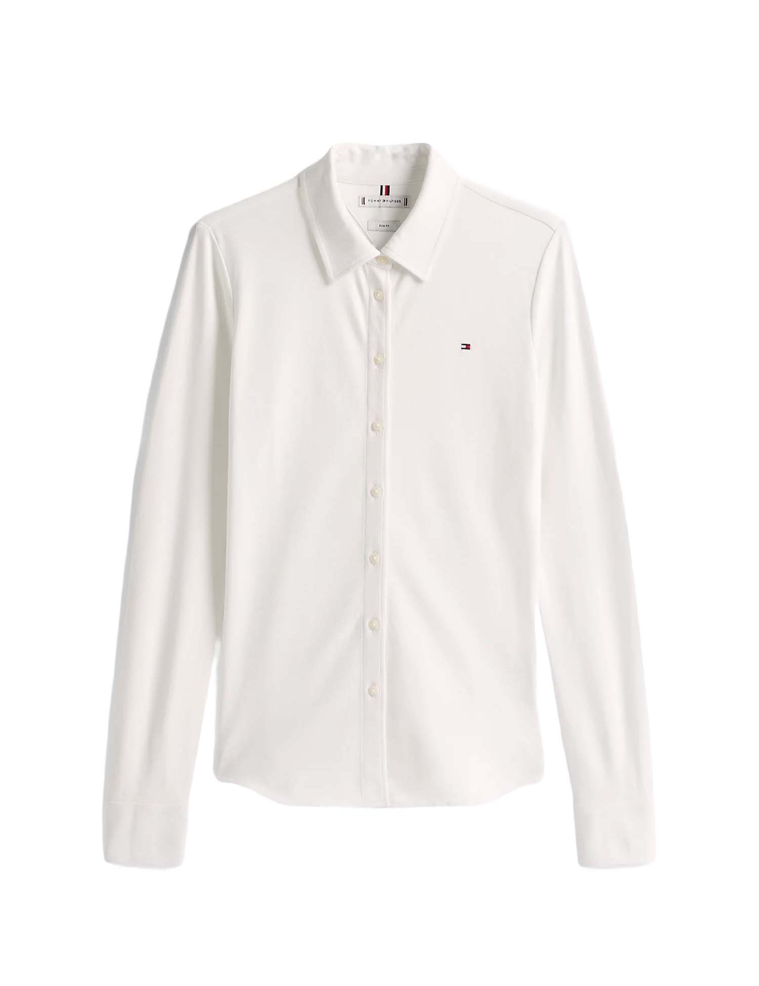 Camicie Bianco Tommy Hilfiger
