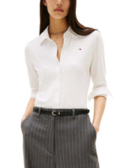 Camicie Bianco Tommy Hilfiger